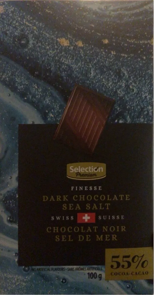 Dark chocolate sea salt