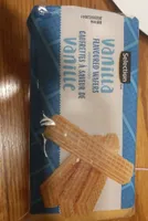 Gaufrette a saveur de vanille