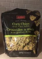 Croustilles de maïs avec graines de lin