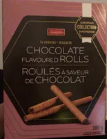 Roulés à saveur de chocolat