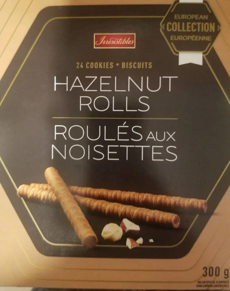 Roulés aux noisettes