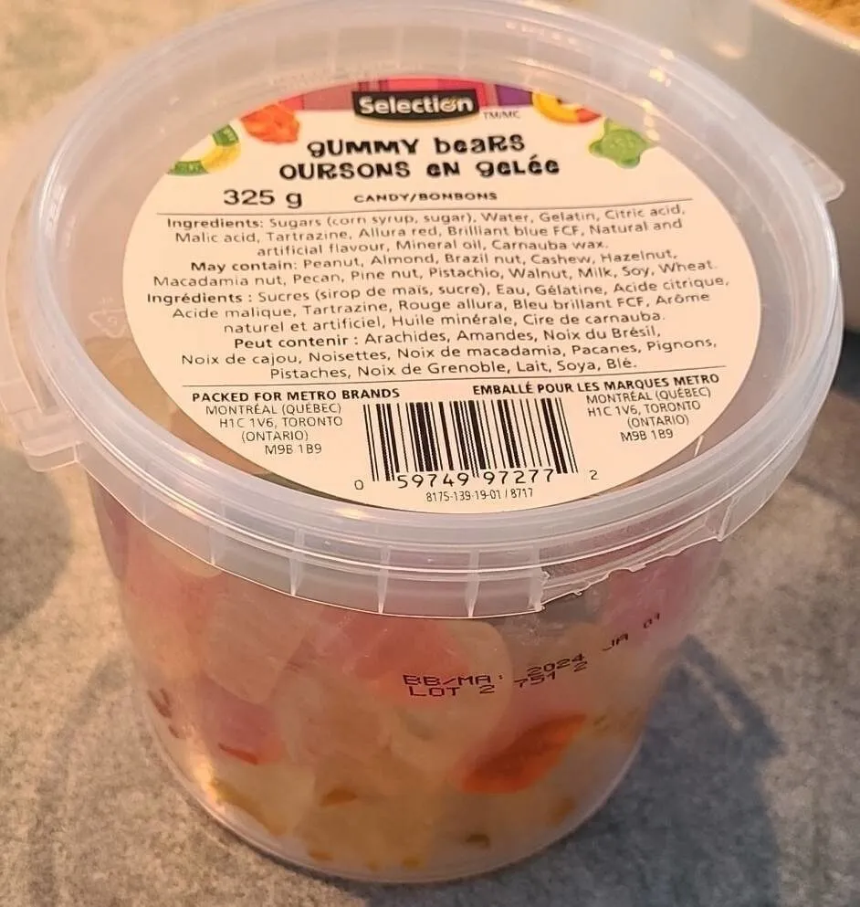 Oursons en gelée