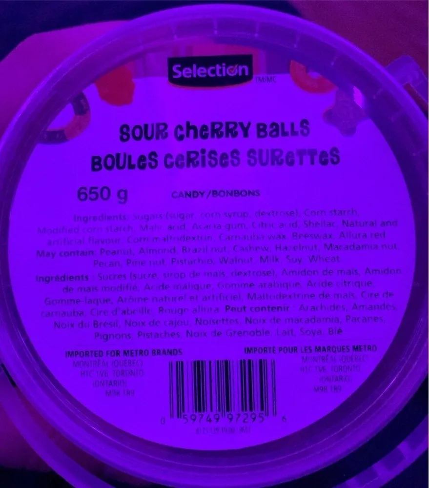 Boules cerises surettes