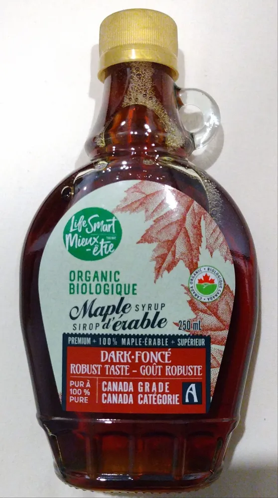 Sirop d'érable foncé