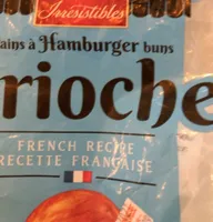 Pain hamburger brioche