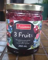 Confiture 3 fruits
