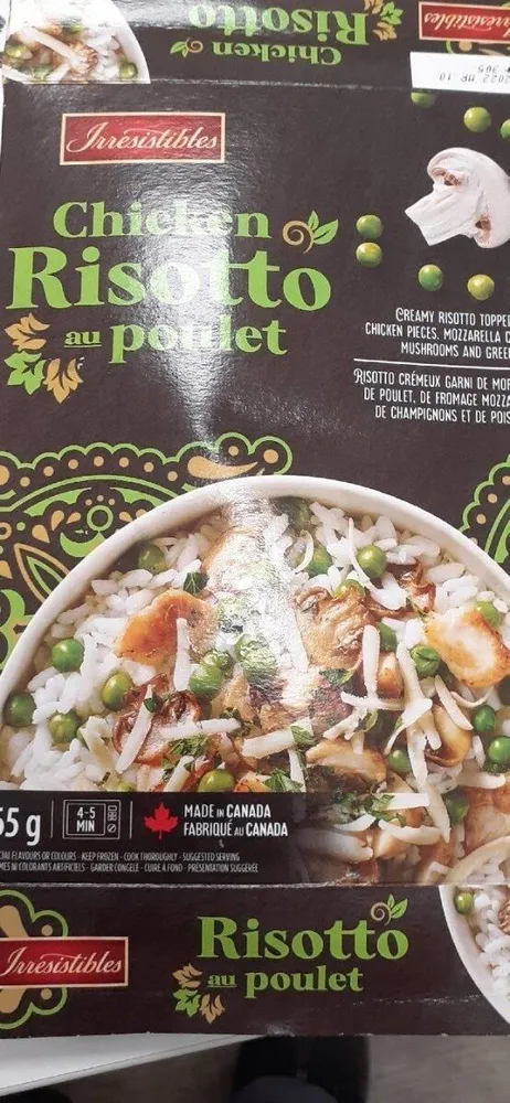 Risotto au poulet