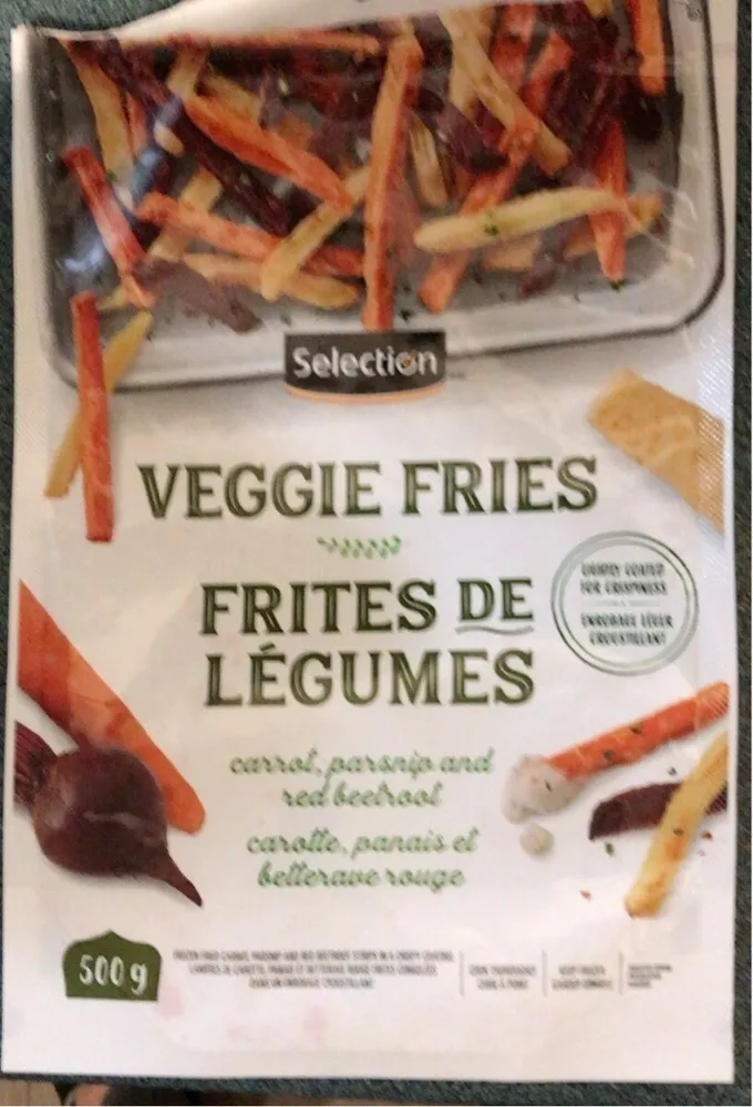 Frites de legumes