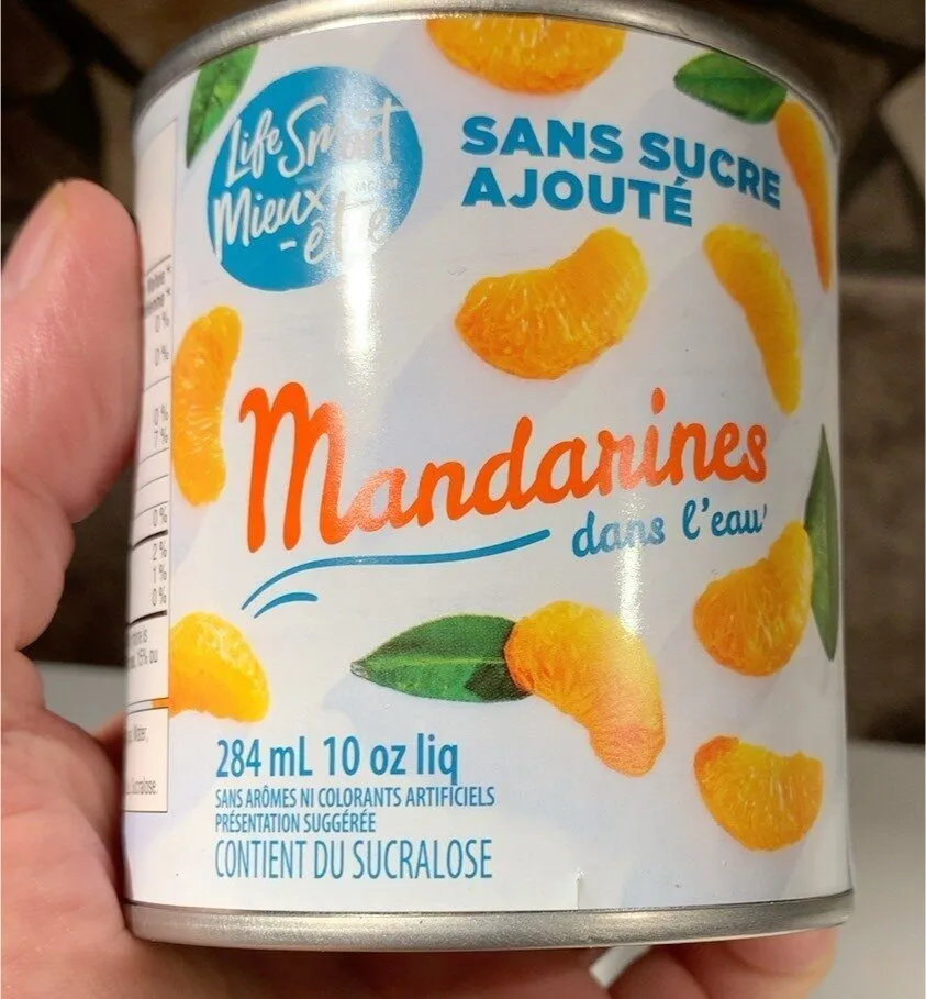 Mandarines dans l’eau