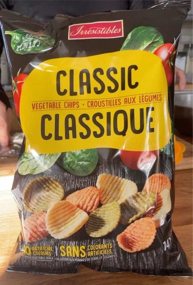 Classique croustilles aux légumes