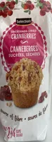 Canneberges sucrées , séchées