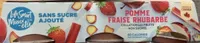 Pomme fraise rhubarbe