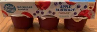 Compotes de pomme et bleuet