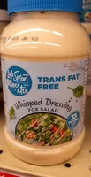 Whipped dressing for salad