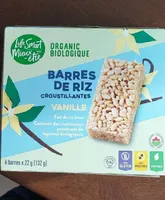 Barres de riz croustillantes
