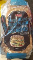 Pains plats hamburger