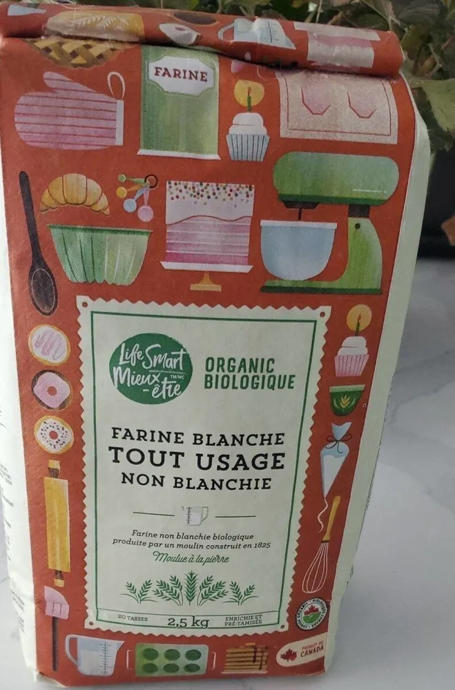 Farine blanche tout usage biologique