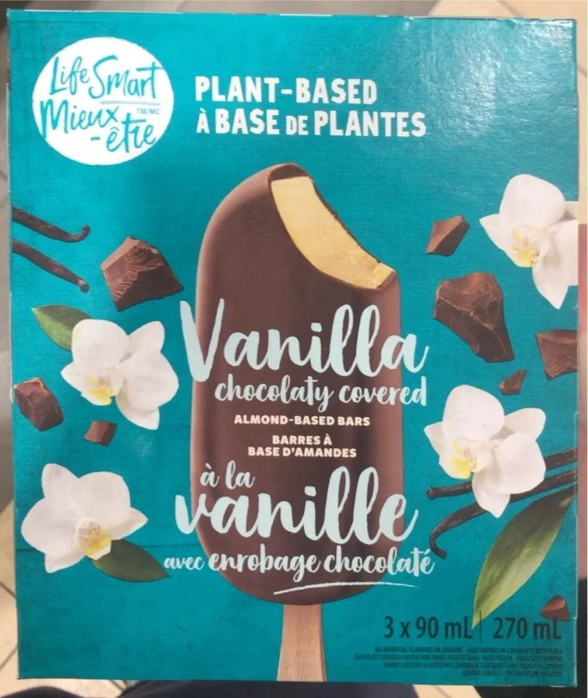 Vanilla chocolaty covered plant