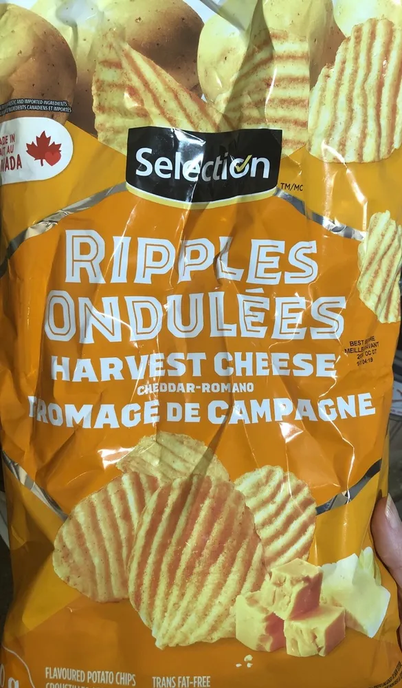 Ripples Ondulées Harvest Cheese Cheddar Romano