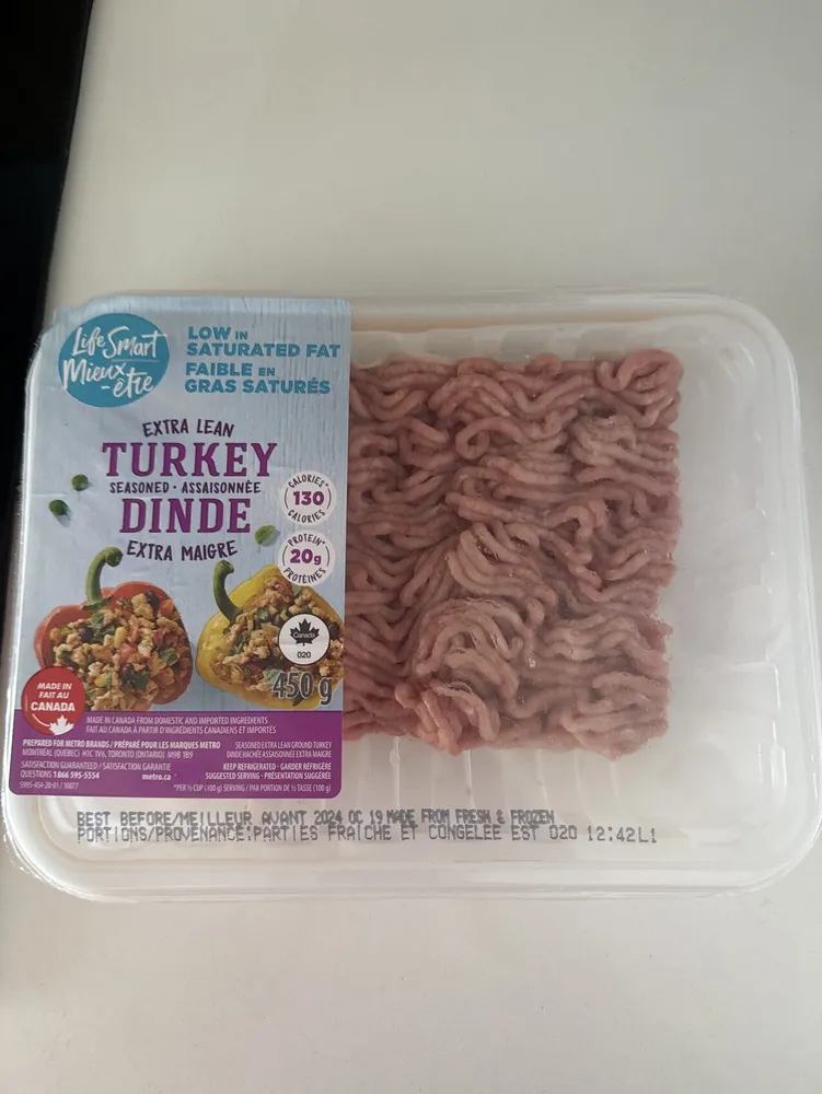 Dinde haché extra maigre