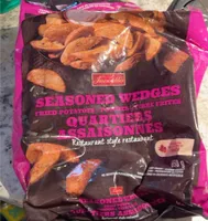 Quartiers assaisonnés  pommes de terres frites