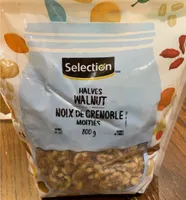 Halves walnut
