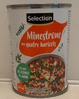 Minestrone aux quatre haricots