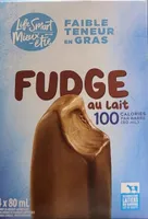 Barre laitier glacé fudge