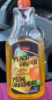 thé glacé pêche gingembre