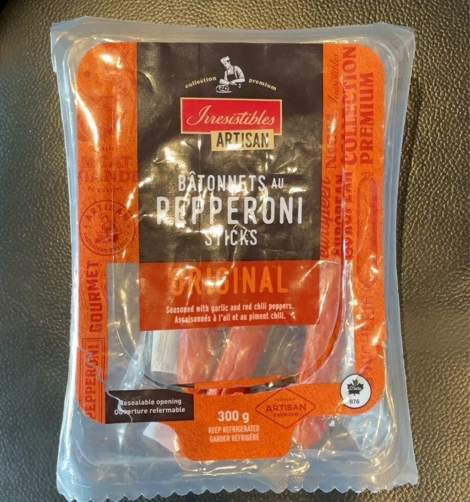Bâtonnets au pepperoni