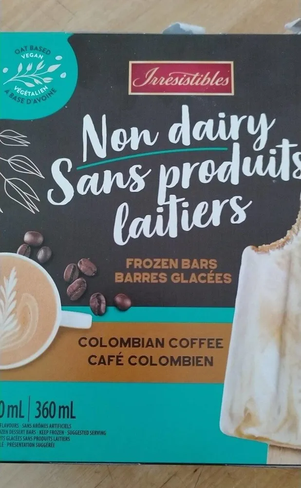 Barre glacée café colombien