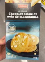 Biscuits noix de macadame et chocolat blanc