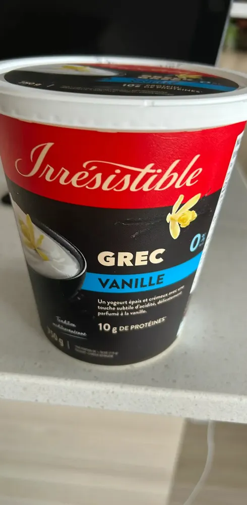 Greek Yogourt vanille