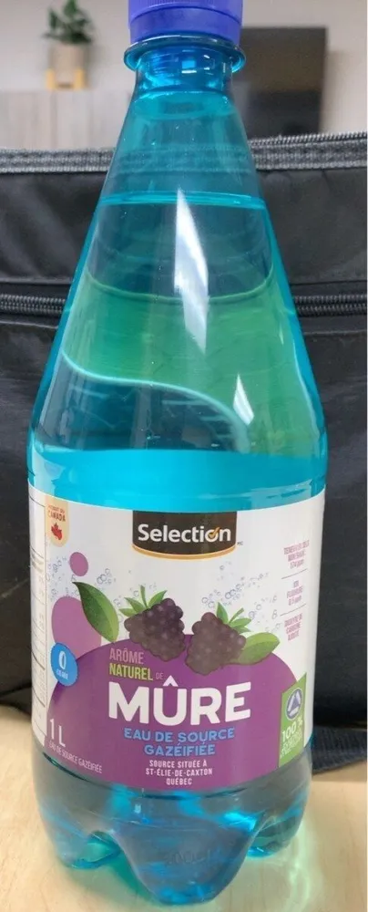Eau de source gazéifiée Mûre