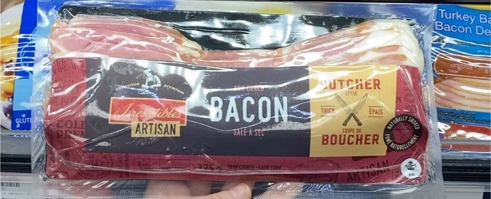 Bacon salé à sec
