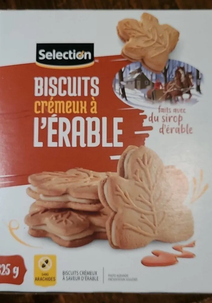Biscuits cremeux a l'erable