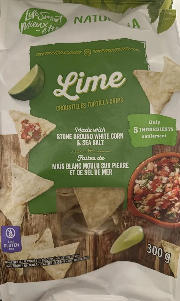 Lime tortilla chips