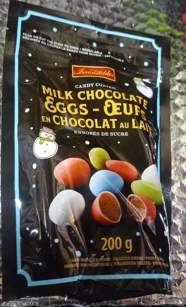 Oeufs en chocolat au lait