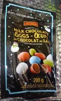 Oeufs en chocolat au lait