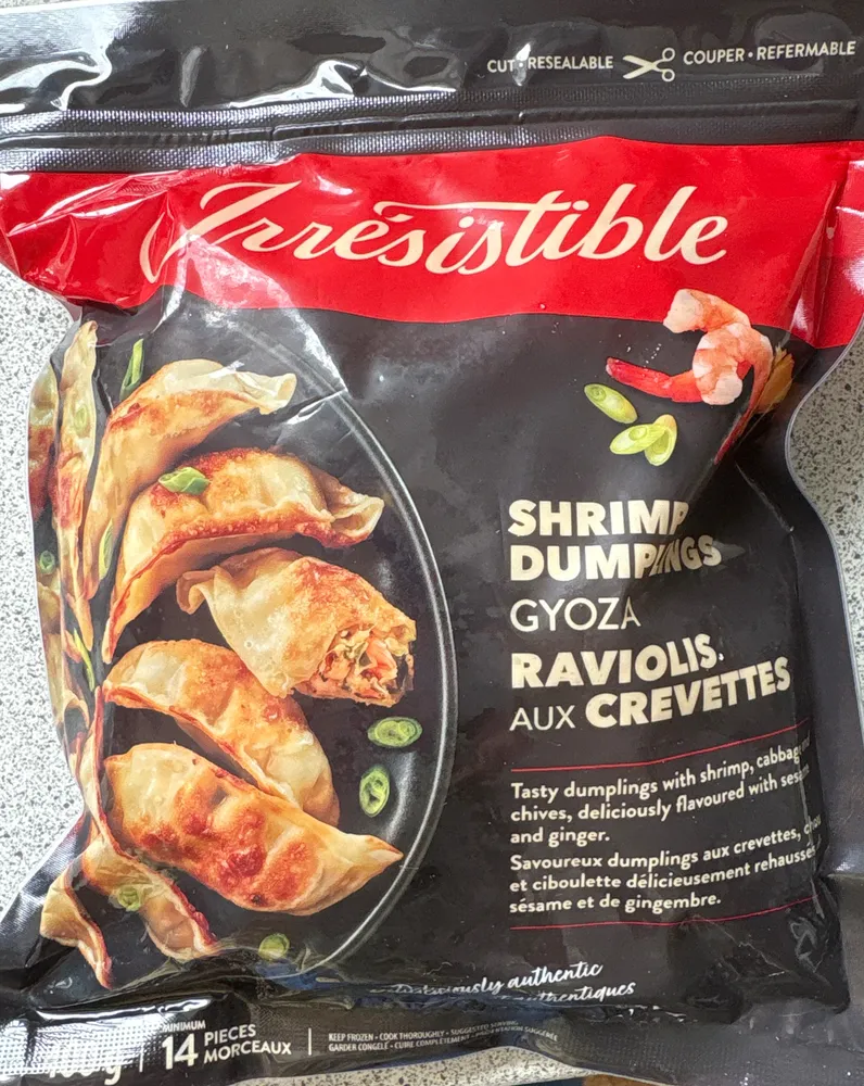 Dumplings aux crevettes