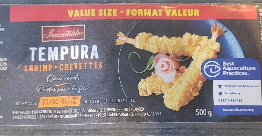 Crevettes Tempura