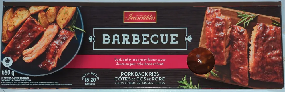 Barbecue Pork Back Ribs