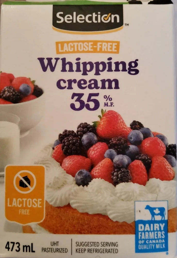 Lactose-Free Whipping Creme 35%