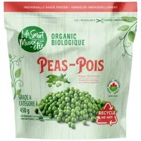 Pois surgelés, Biologique