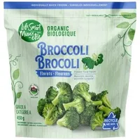 Fleurons de brocoli surgelé, Biologique