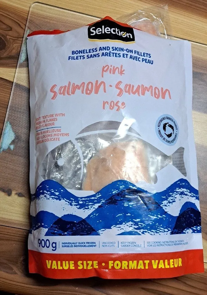 Boneless Skin-On Pink Salmon Fillet
