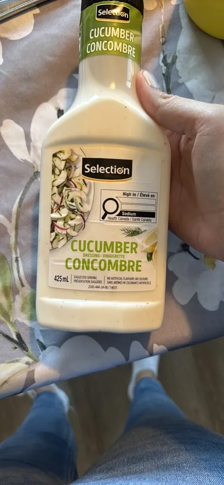 Cucumber Dressing / Vinaigrette Concombre