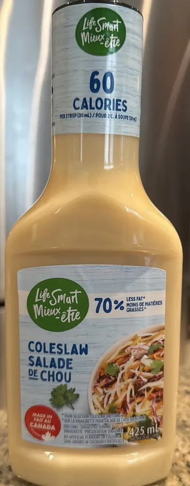 Life Smart Low Fat Coleslaw Dressing