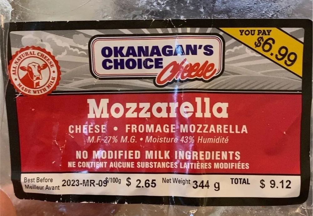Mozzarella cheese
