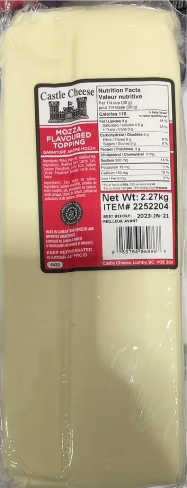 Mozza Flavoured Topping